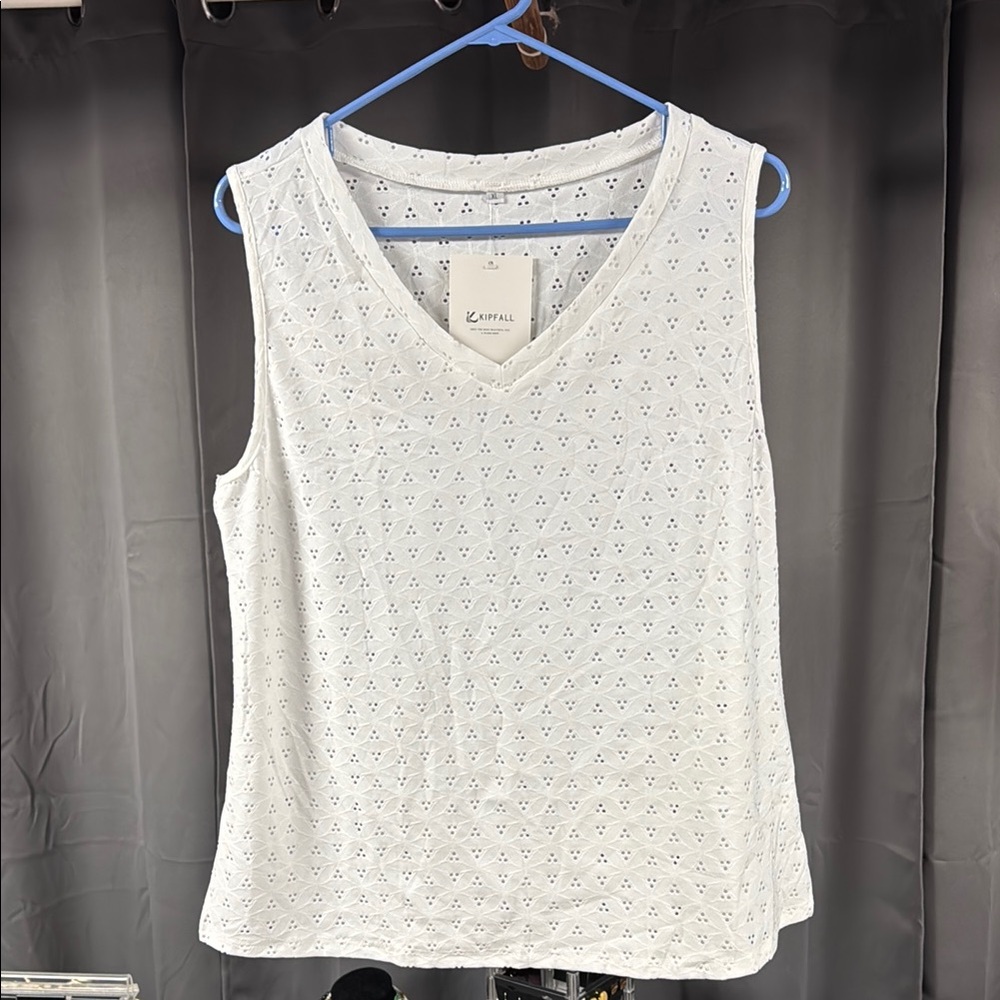 White Tank Top with Classic Design